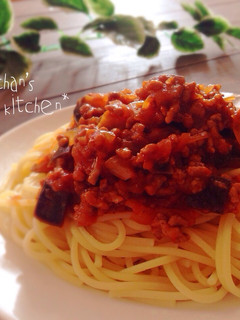 ✿ボロネーゼ風♡茄子と挽肉の本格パスタ✿-レシピのメイン写真