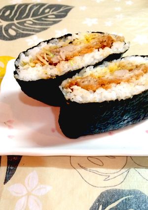とんかつ☆おにぎらず-レシピのメイン写真