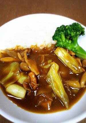 ぱぱっとランチ(≧▽≦)キャベツカレー編-レシピのメイン写真