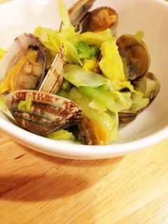春キャベツとアサリの蒸し物-レシピのメイン写真