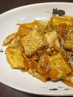 厚揚げと野菜の中華風炒め-レシピのメイン写真