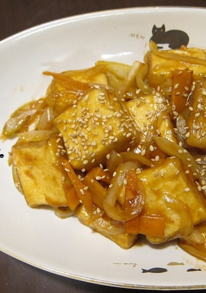 厚揚げと野菜の中華風炒め-レシピのメイン写真