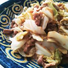รูปของ 豚肉とキャベツの味噌マヨネーズ炒め