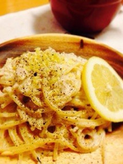 簡単おいしい!ツナのレモンクリームパスタ-レシピのメイン写真