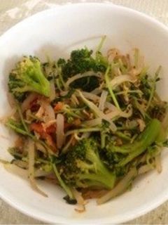 豆苗のキムチ炒め-レシピのメイン写真