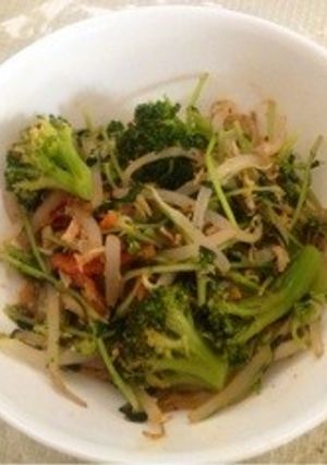 豆苗のキムチ炒め-レシピのメイン写真