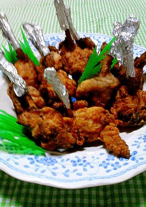 食べやすいよ‼ﾁｭｰﾘｯﾌﾟ肉の唐揚げ♪-レシピのメイン写真