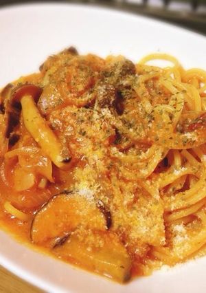 濃厚なトマトクリームパスタ-レシピのメイン写真