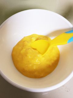 離乳食中期☆カボチャとりんごのデザート-レシピのメイン写真