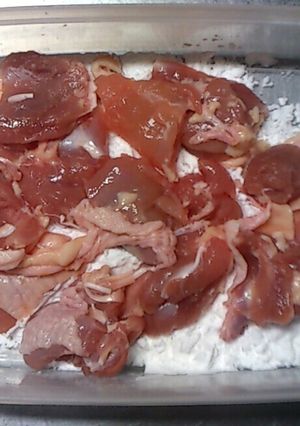 唐揚げの粉を均一につける方法-レシピのメイン写真