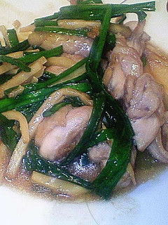 鶏とニラの中華炒め-レシピのメイン写真
