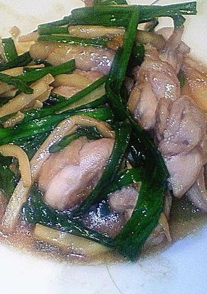 鶏とニラの中華炒め-レシピのメイン写真