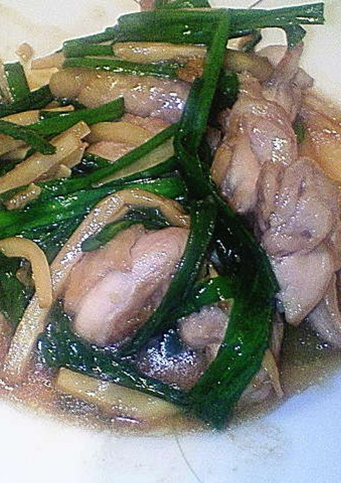 鶏とニラの中華炒め-レシピのメイン写真