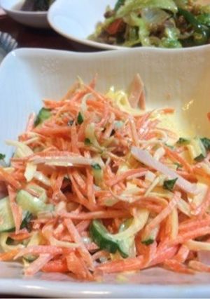 簡単！にんじんサラダ2 ホットサラダ-レシピのメイン写真