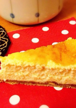 なめらか♡ベイクドチーズケーキ-レシピのメイン写真