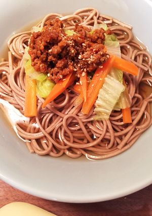 白菜の美味しい 肉味噌そば！-レシピのメイン写真