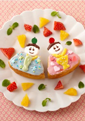 ひなかざりスイーツ-レシピのメイン写真