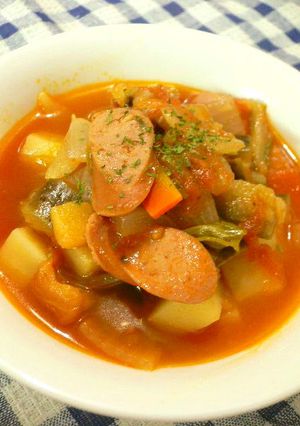 たっぷり野菜のミネストローネ-レシピのメイン写真