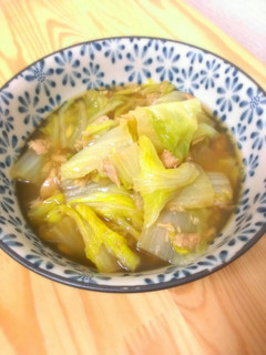 5分で簡単★白菜とツナのめんつゆ煮-レシピのメイン写真