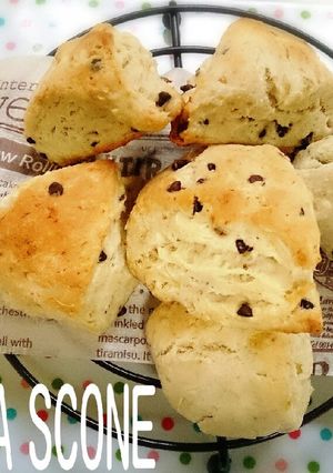 HMで☆簡単チョコバナナスコーン-レシピのメイン写真