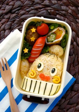 キャラ弁☆簡単キャラ　茨城「ねば〜る君」-レシピのメイン写真