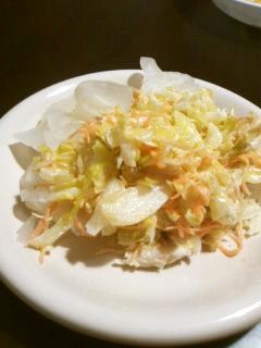 ゆで鶏とキャベツのりんごマヨネー酢サラダ-レシピのメイン写真