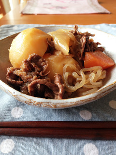 ほんのり優しい味♪牛肉の肉じゃが♡-レシピのメイン写真