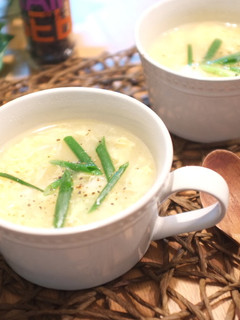 ふわふわ玉子のかきたま白湯スープ-レシピのメイン写真