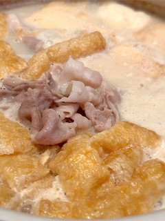 とろとろ温泉湯豆腐鍋 鶏か豚しゃぶで-レシピのメイン写真