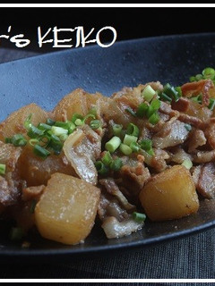 【農家のレシピ】大根と豚ばら肉の炒め煮-レシピのメイン写真