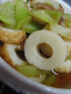 ブロッコリー茎☆ちくわのおかか煮-レシピのメイン写真