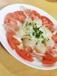 ホタテと生ハムトマトの豪華マリネ-レシピのメイン写真