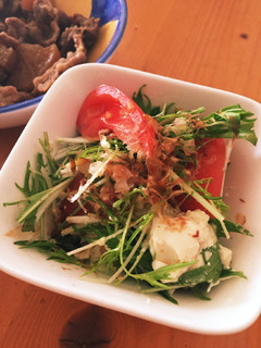 水菜と豆腐のサラダ-レシピのメイン写真