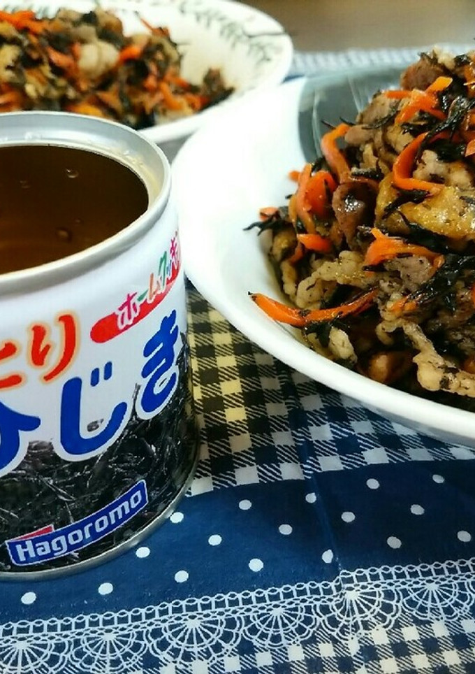 簡単　ひじき煮　ひじき洗浄・水戻し無し！-レシピのメイン写真