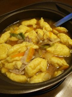 ランチ・夜食!豚・野菜☆すいとん鍋♪-レシピのメイン写真