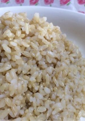 超簡単...丼で...玄米を炊いてみた-レシピのメイン写真