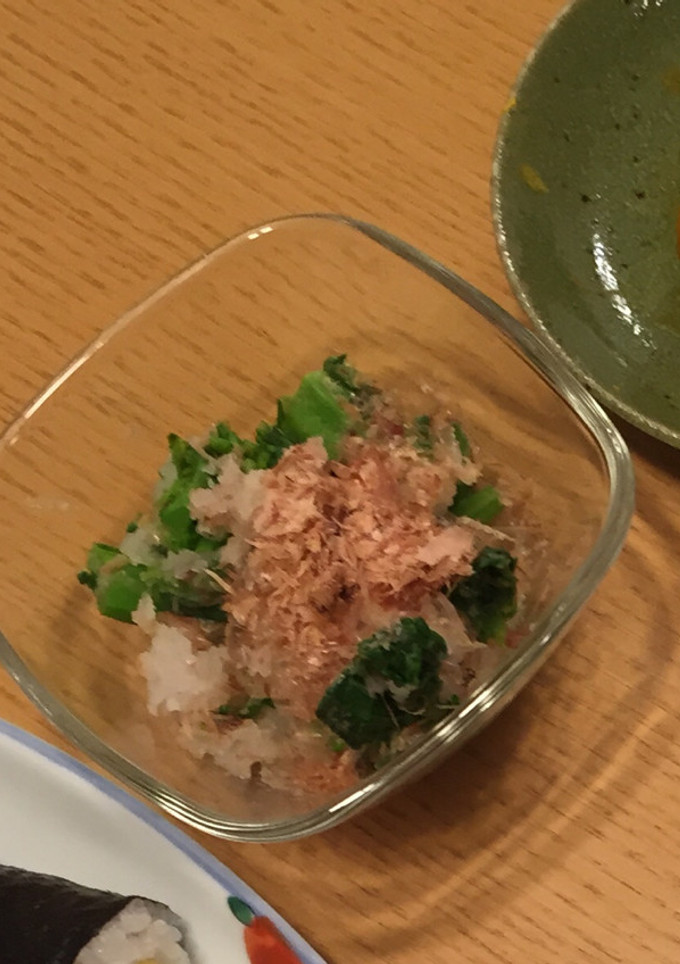 菜の花の大根おろし和え-レシピのメイン写真