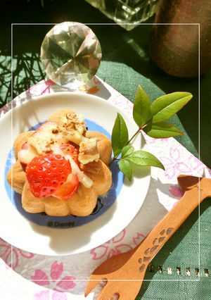 ✼胡桃苺チーズ✼焼きもみじ饅頭-レシピのメイン写真
