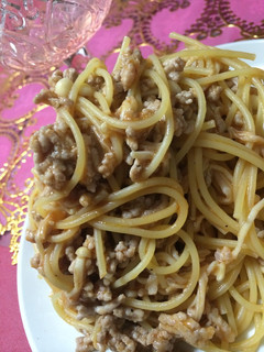 エノキの簡単ミートパスタ-レシピのメイン写真