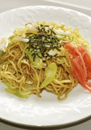 ドレッシングで！ネギたっぷりの焼きそば-レシピのメイン写真