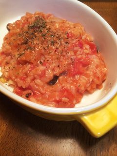 冷や飯 de 簡単トマトリゾット-レシピのメイン写真