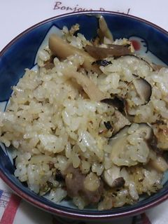 焼きいわしの炊き込みご飯-レシピのメイン写真