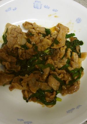 にらと豚肉の炒め物-レシピのメイン写真