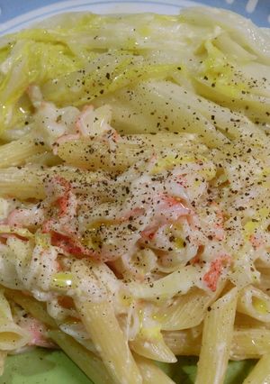 ♡白菜豆乳パスタ♪ペンネリガーテ-レシピのメイン写真
