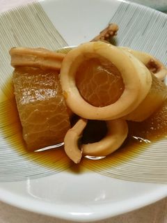 しゅんでる~!!イカ大根の煮物♪-レシピのメイン写真