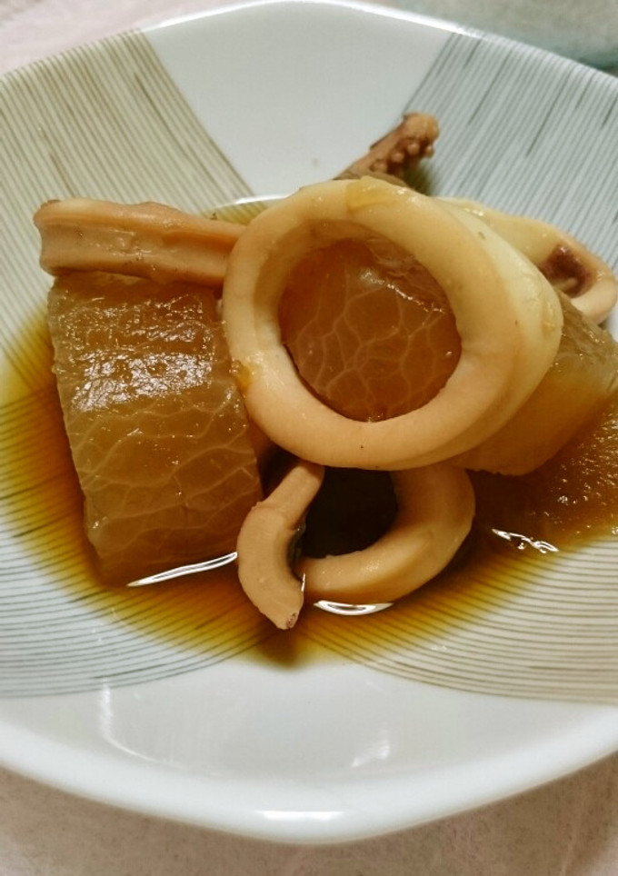 しゅんでる～！！イカ大根の煮物♪-レシピのメイン写真