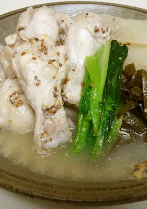 凍らせた大根＆鶏手羽元の粒マスタード煮-レシピのメイン写真