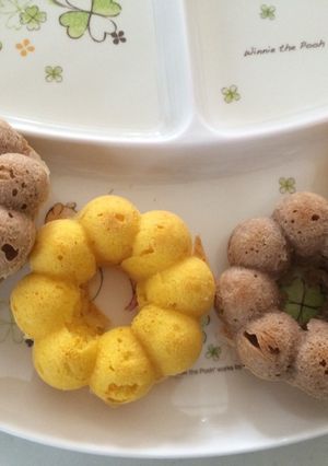 南瓜で焼きドーナツ 離乳食✳︎おやつ-レシピのメイン写真