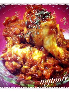 手羽元のトマトソース煮込み-レシピのメイン写真