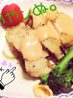簡単たらのムニエル★オーロラソース-レシピのメイン写真